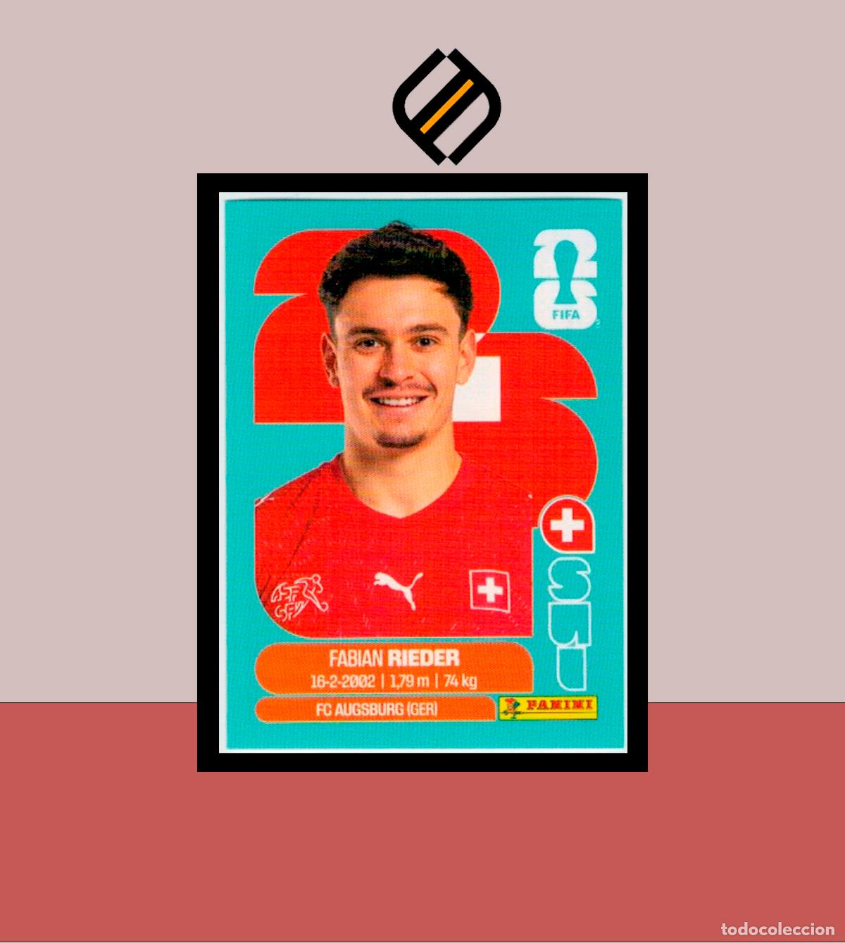 Cromos de F&uacute;tbol: PANINI FIFA CLUB WORLD CUP 2026 26 SUI 12 FABIAN RIEDER SUIZA STICKER MUNDIAL MEX CAN USA LIGA