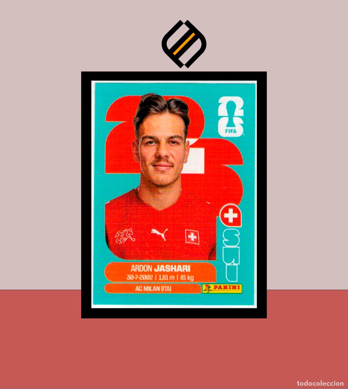 Cromos de F&uacute;tbol: PANINI FIFA CLUB WORLD CUP 2026 26 SUI 14 ARDON JASHARI SUIZA STICKER MUNDIAL MEX CAN USA LIGA