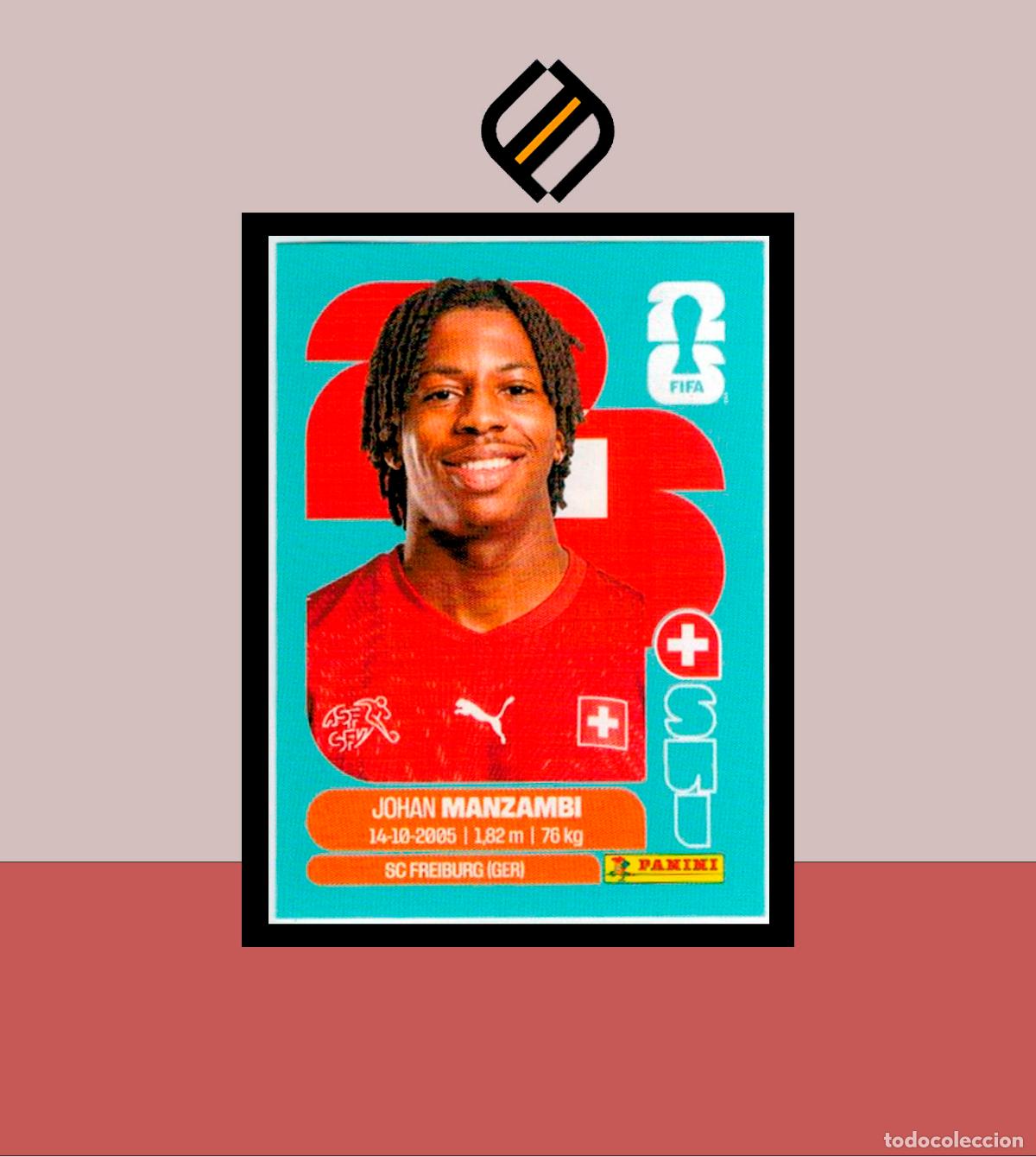 Cromos de F&uacute;tbol: PANINI FIFA CLUB WORLD CUP 2026 26 SUI 15 JOHAN MANZAMBI SUIZA STICKER MUNDIAL MEX CAN USA LIGA