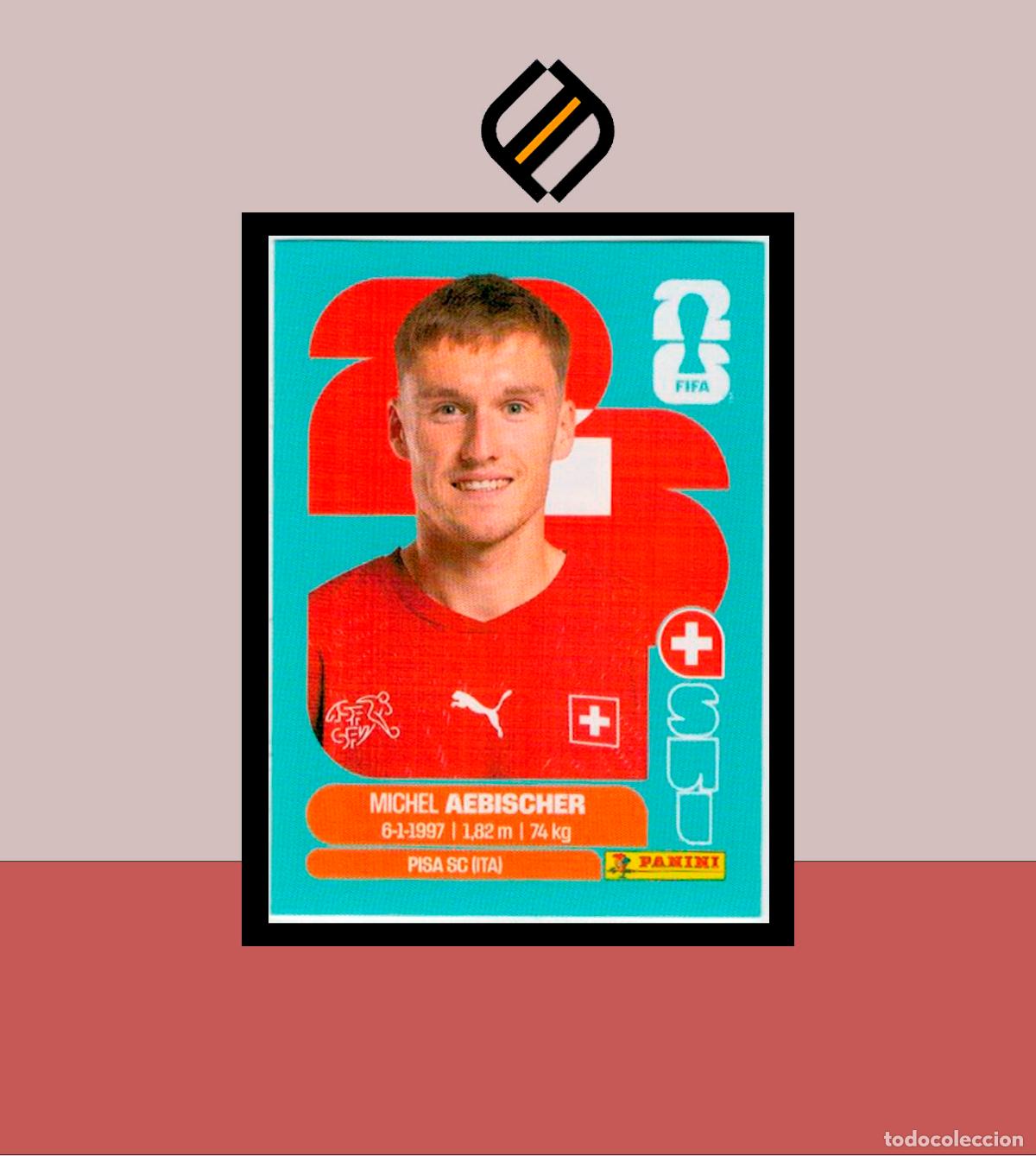 Cromos de F&uacute;tbol: PANINI FIFA CLUB WORLD CUP 2026 26 SUI 16 MICHEL AEBISCHER SUIZA STICKER MUNDIAL MEX CAN USA LIGA