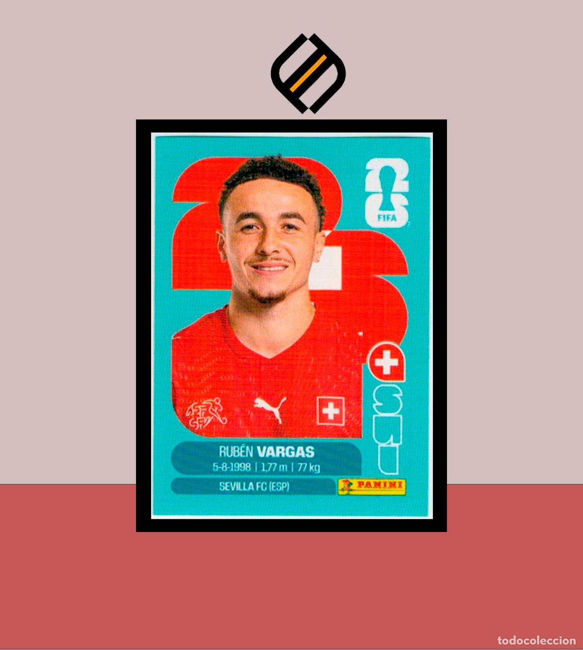 Cromos de F&uacute;tbol: PANINI FIFA CLUB WORLD CUP 2026 26 SUI 18 RUB&Eacute;N VARGAS SUIZA STICKER MUNDIAL MEX CAN USA LIGA