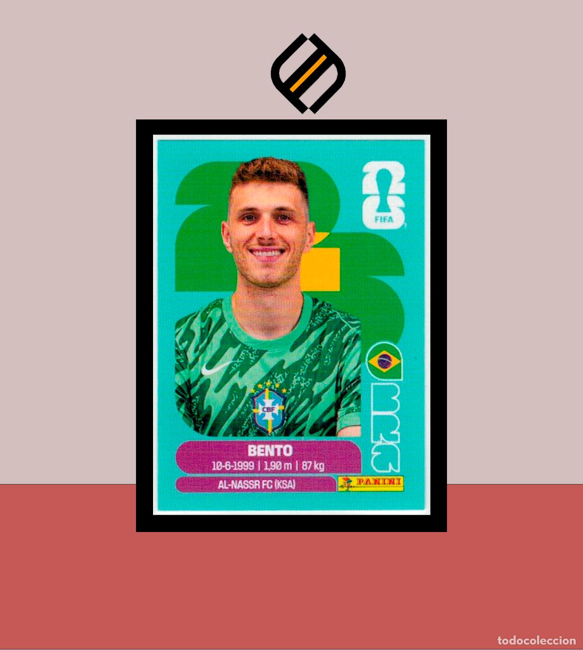 Cromos de F&uacute;tbol: PANINI FIFA CLUB WORLD CUP 2026 26 BRA 3 BENTO BRASIL BRAZIL STICKER MUNDIAL MEX CAN USA LIGA
