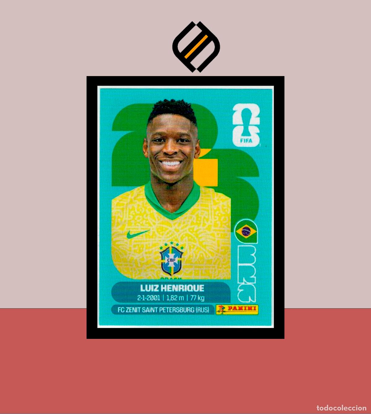 Cromos de F&uacute;tbol: PANINI FIFA CLUB WORLD CUP 2026 26 BRA 12 LUIZ HENRIQUE BRASIL STICKER MUNDIAL MEX CAN USA LIGA