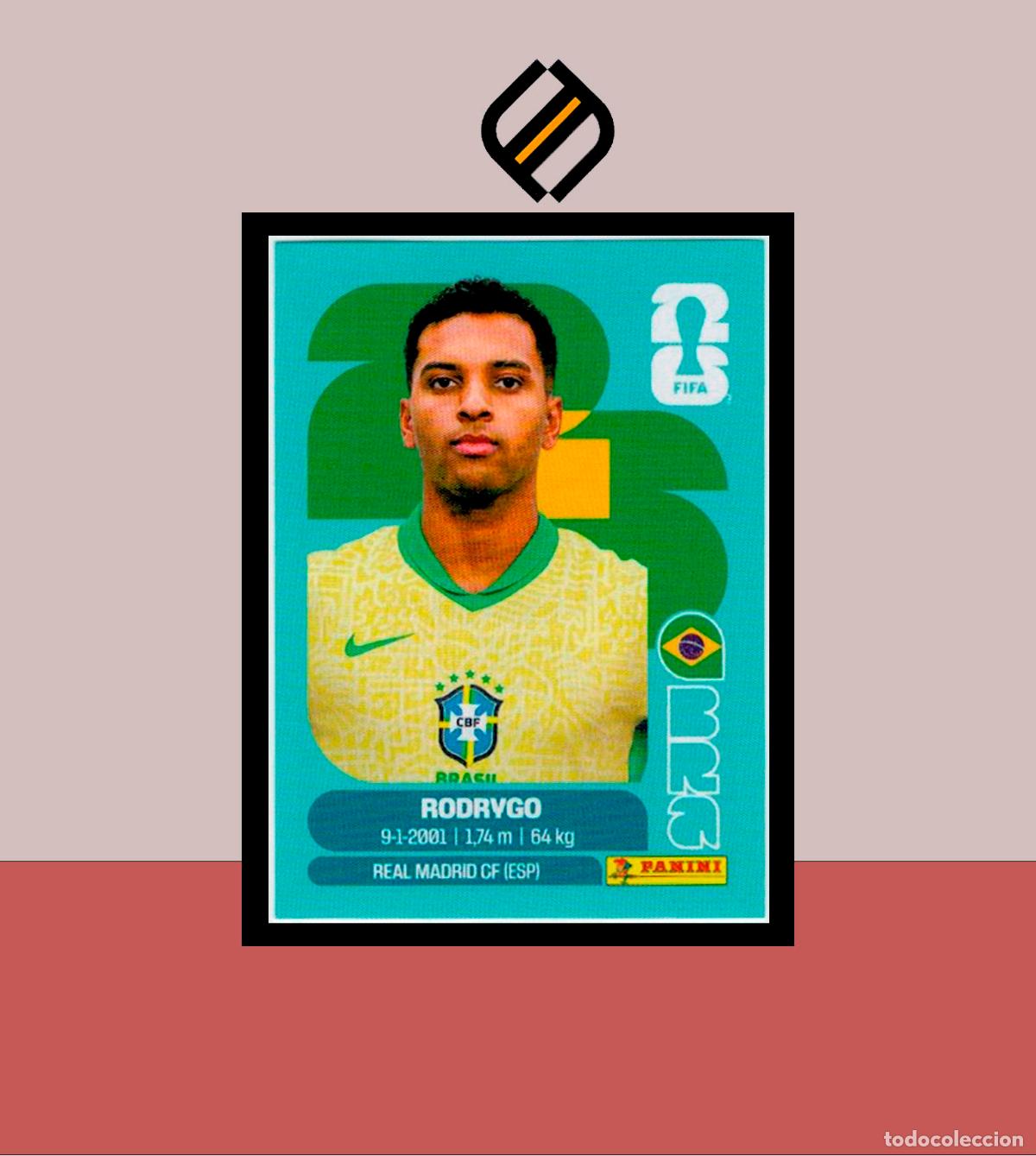 Cromos de F&uacute;tbol: PANINI FIFA CLUB WORLD CUP 2026 26 BRA 15 RODRYGO BRASIL BRAZIL STICKER MUNDIAL MEX CAN USA LIGA
