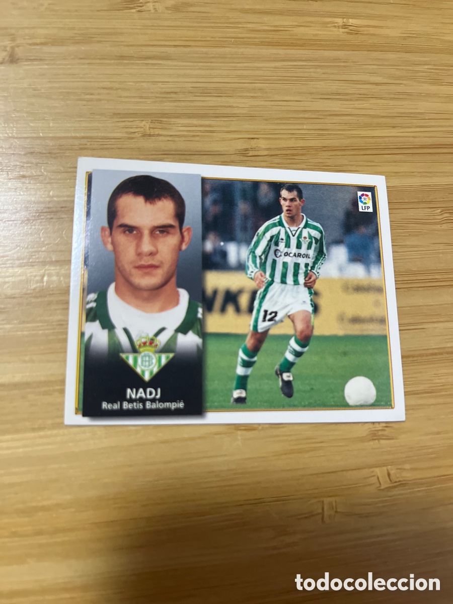 Figurine di Calcio: NADJ REAL BETIS EDICIONES ESTE 98 99 1998 1999 SIN PEGAR CROMO FUTBOL UNIFICO ENVIOS