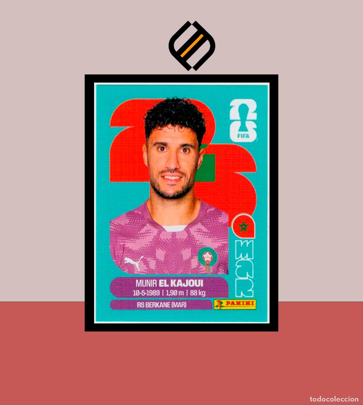 Cromos de F&uacute;tbol: PANINI FIFA CLUB WORLD CUP 2026 26 MAR 3 MUNIR EL KAJOUI MARRUECOS STICKER MUNDIAL MEX CAN USA LIGA