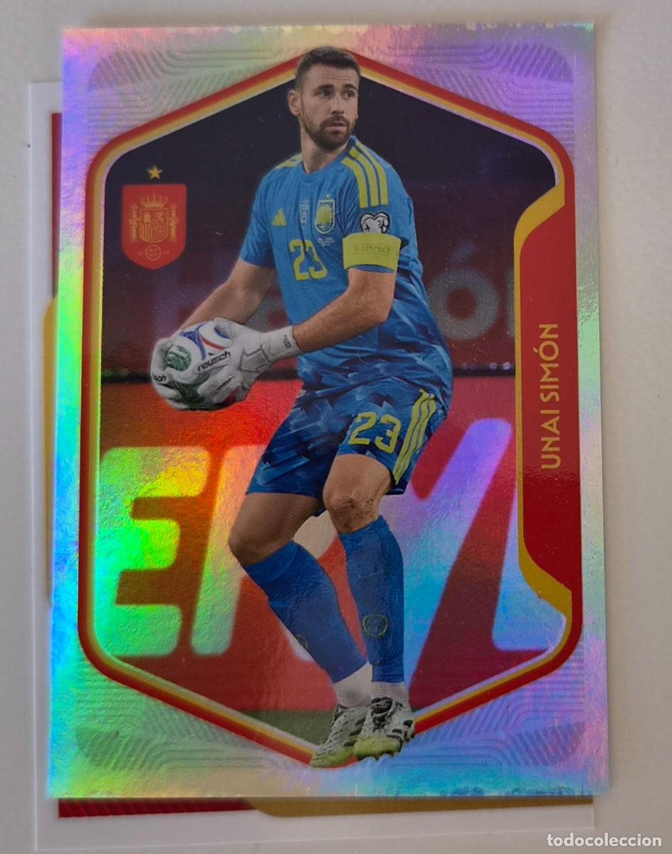 Cromos de F&uacute;tbol: 10 UNAI SIMON COLECCION OFICIAL SELECCION ESPA&Ntilde;OLA CARREFOUR MUNDIAL2026 PANINI