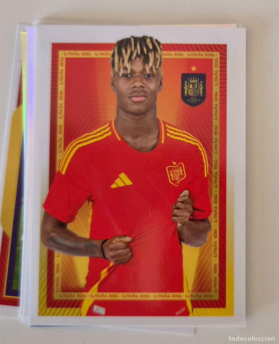 Cromos de F&uacute;tbol: 59 NICO WILLIAMS COLECCION OFICIAL SELECCION ESPA&Ntilde;OLA CARREFOUR MUNDIAL2026 PANINI