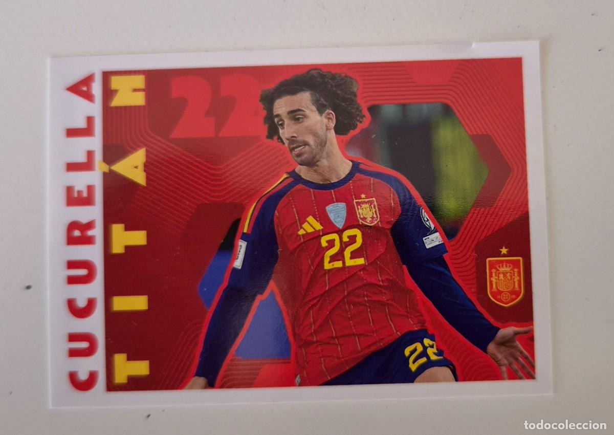 Cromos de F&uacute;tbol: 67 CUCURELLA TITAN COLECCION OFICIAL SELECCION ESPA&Ntilde;OLA CARREFOUR MUNDIAL2026 PANINI