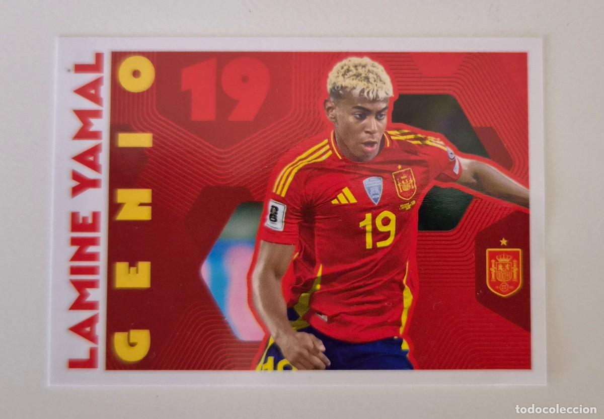 Cromos de F&uacute;tbol: 71 LAMINE YAMAL GENIO COLECCION OFICIAL SELECCION ESPA&Ntilde;OLA CARREFOUR MUNDIAL2026 PANINI