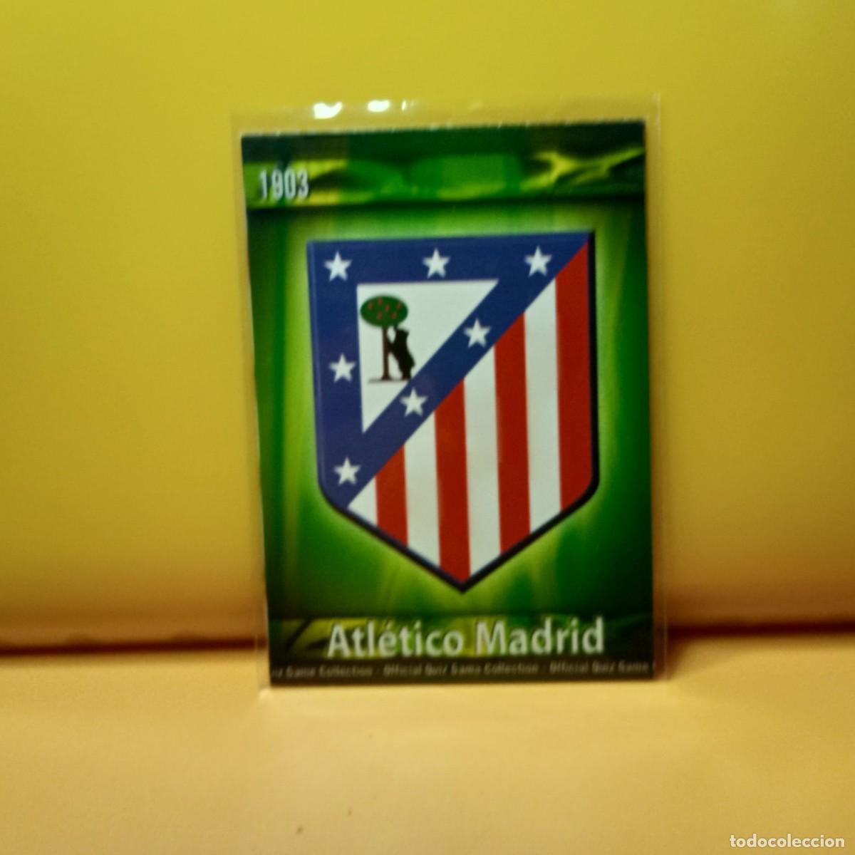 Cromos de F&uacute;tbol: MUNDICROMO 2009 2010 09 10 ATL&Eacute;TICO DE MADRID ESCUDO MATE 82