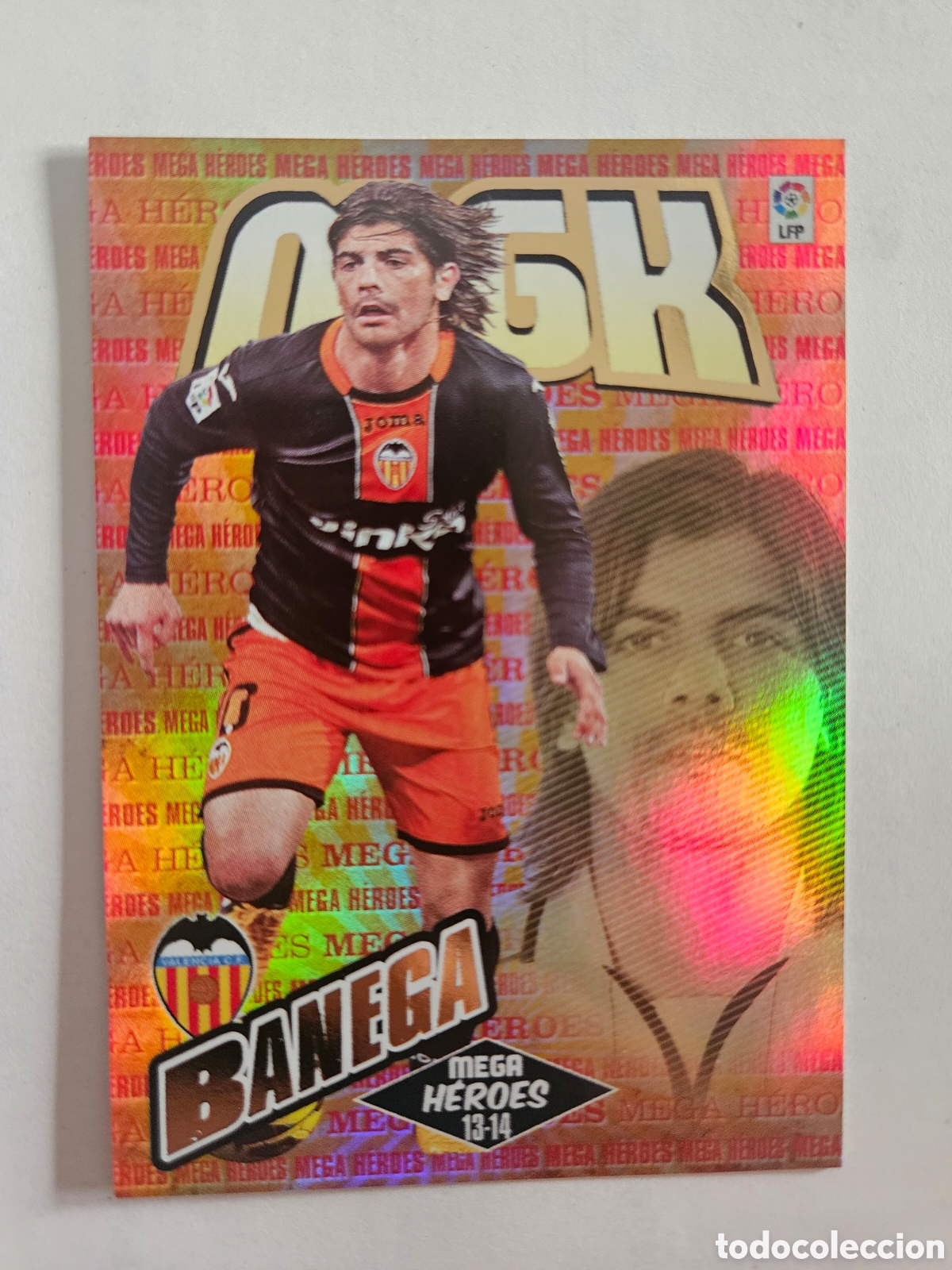 Cromos de F&uacute;tbol: BANEGA N&ordm; 377 VALENCIA MEGACRACKS 2013 2014 HEROES MGK LIGA FICHAS PANINI CARD