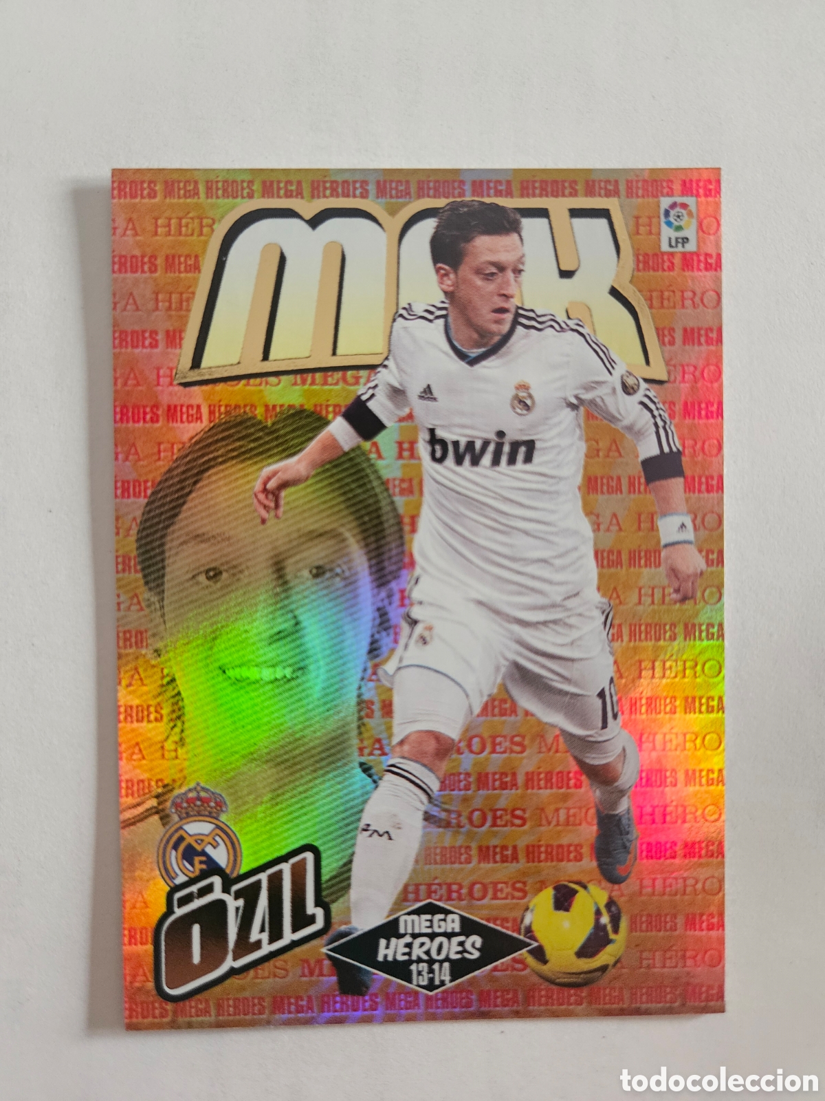 Cromos de F&uacute;tbol: OZIL MEGA HEROES 384 (REAL MADRID) PANINI MEGACRACKS 2013-2014 13 14 CROMO CARTA