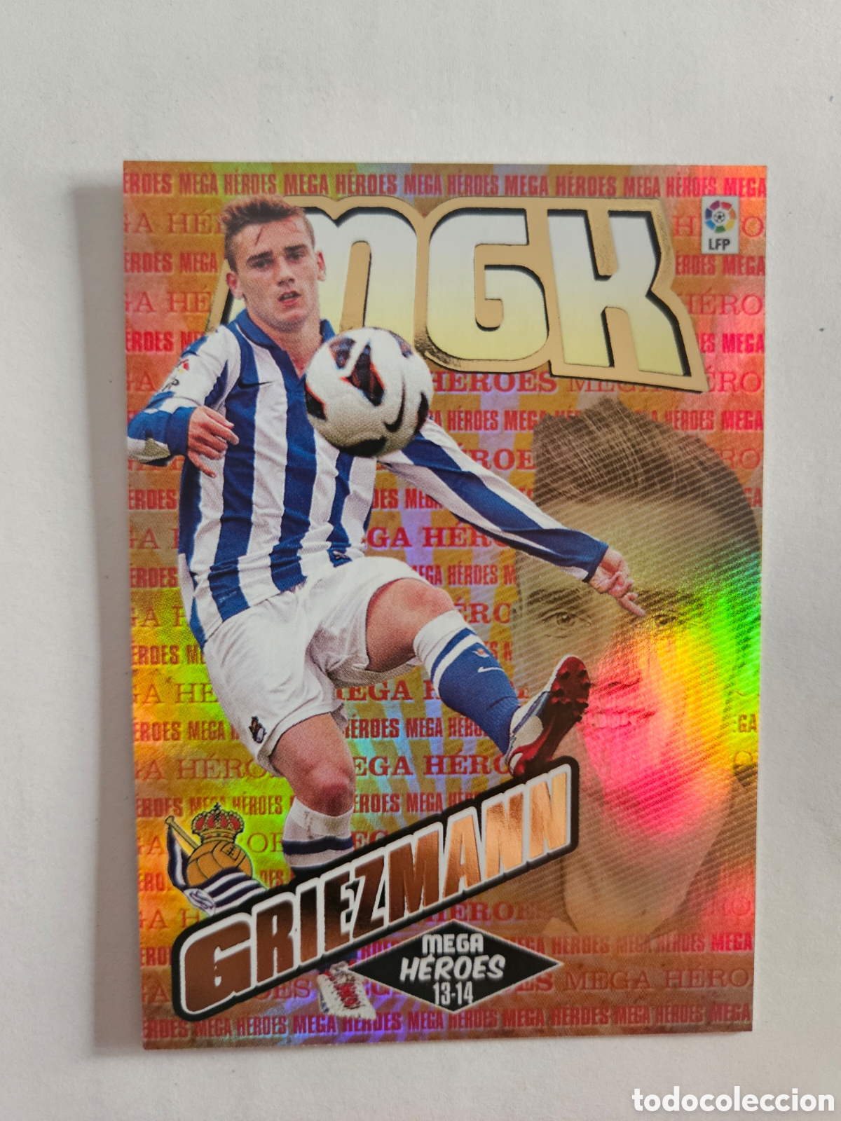 Cromos de F&uacute;tbol: CROMO MEGACRACKS MEGA H&Eacute;ROES N 387 GRIEZMANN
