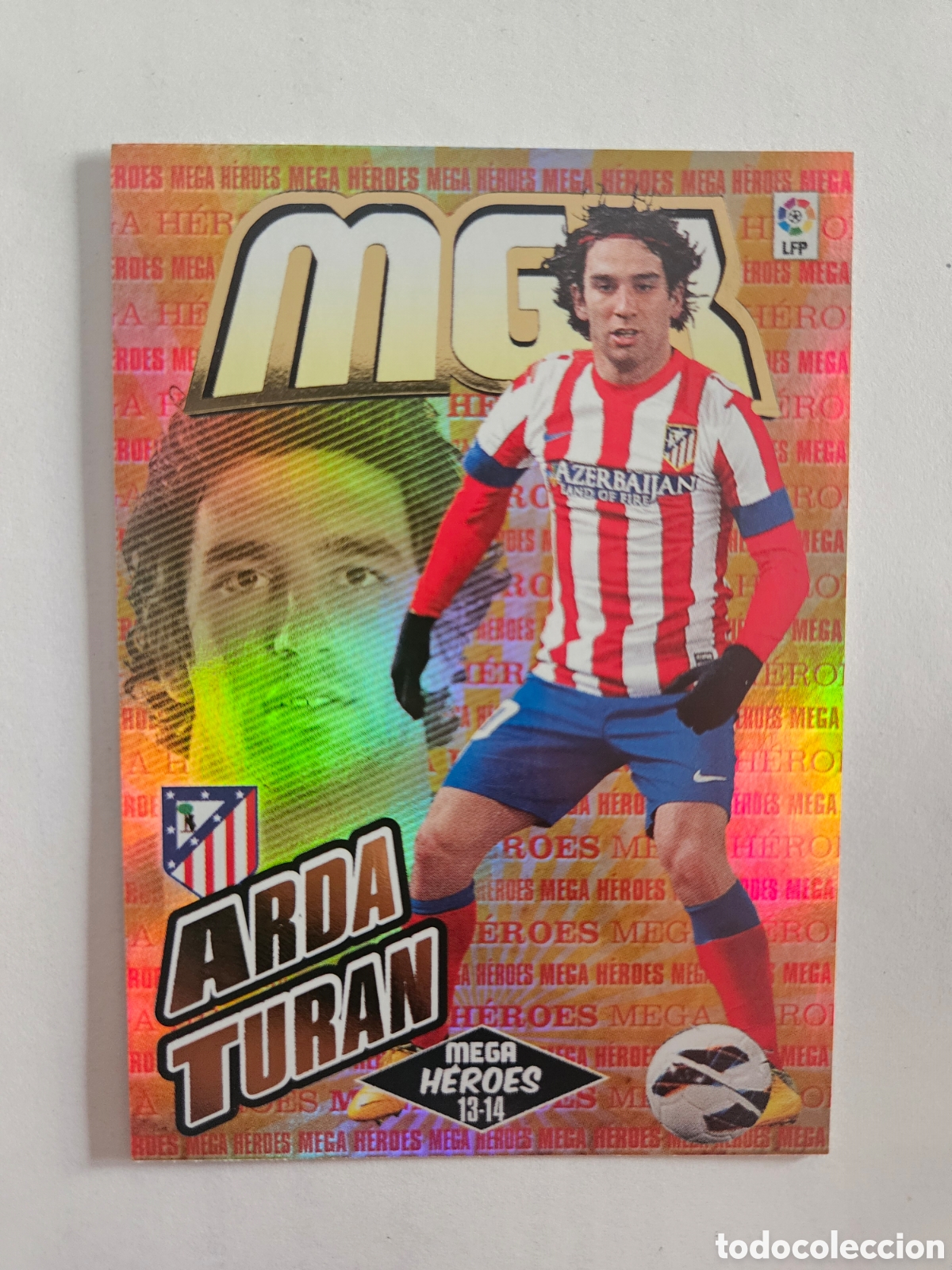 Cromos de F&uacute;tbol: CROMO FUTBOL MEGACRACKS LIGA 13 14 PANINI 2013 2014 MEGA HEROES ATLETICO DE MADRID 391 ARDA TURAN