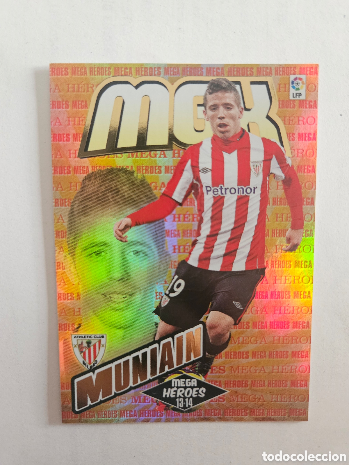Cartes &agrave; collectionner de Football: MUNIAIN N&ordm; 393 ATHLETIC BILBAO MEGACRACKS 2013 2014 PANINI HEROES MGK PERFECTO ESTADO
