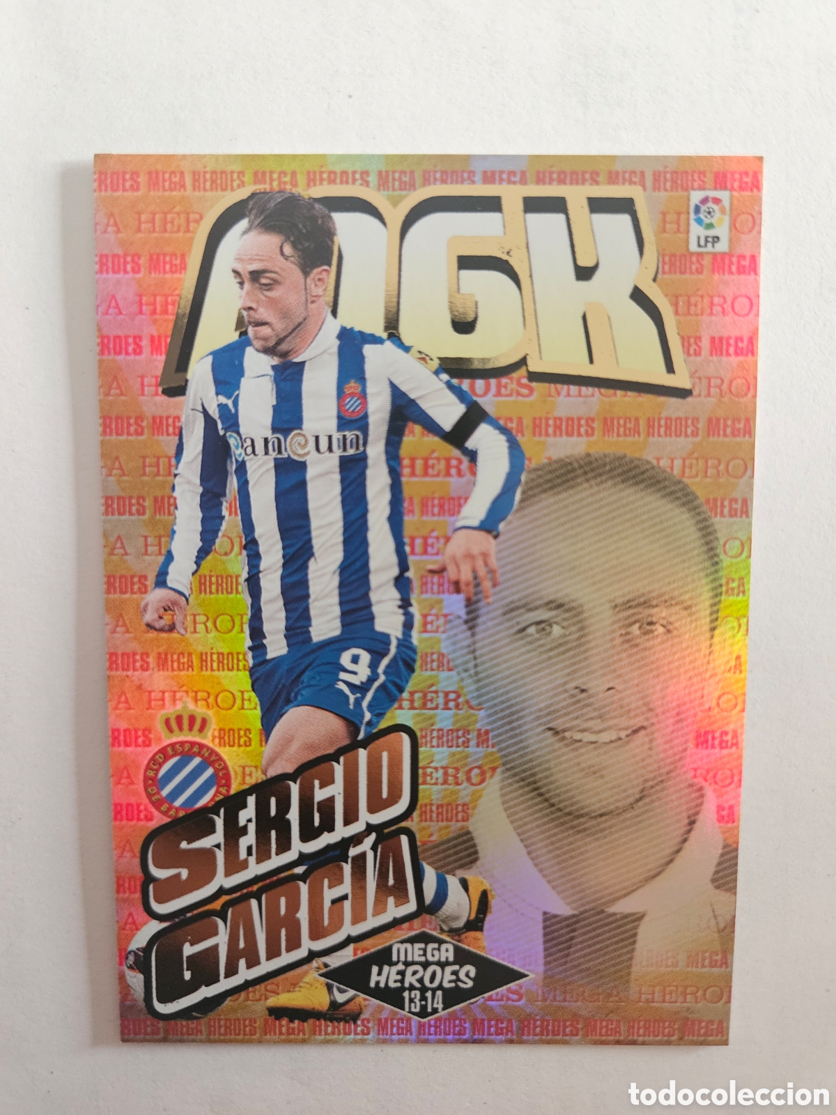 Cromos de Futebol: SERGIO GARCIA 399 MEGA HEROES (ESPANYOL) PANINI MEGACRACKS 2013-2014 13 14 CROMO CARTA