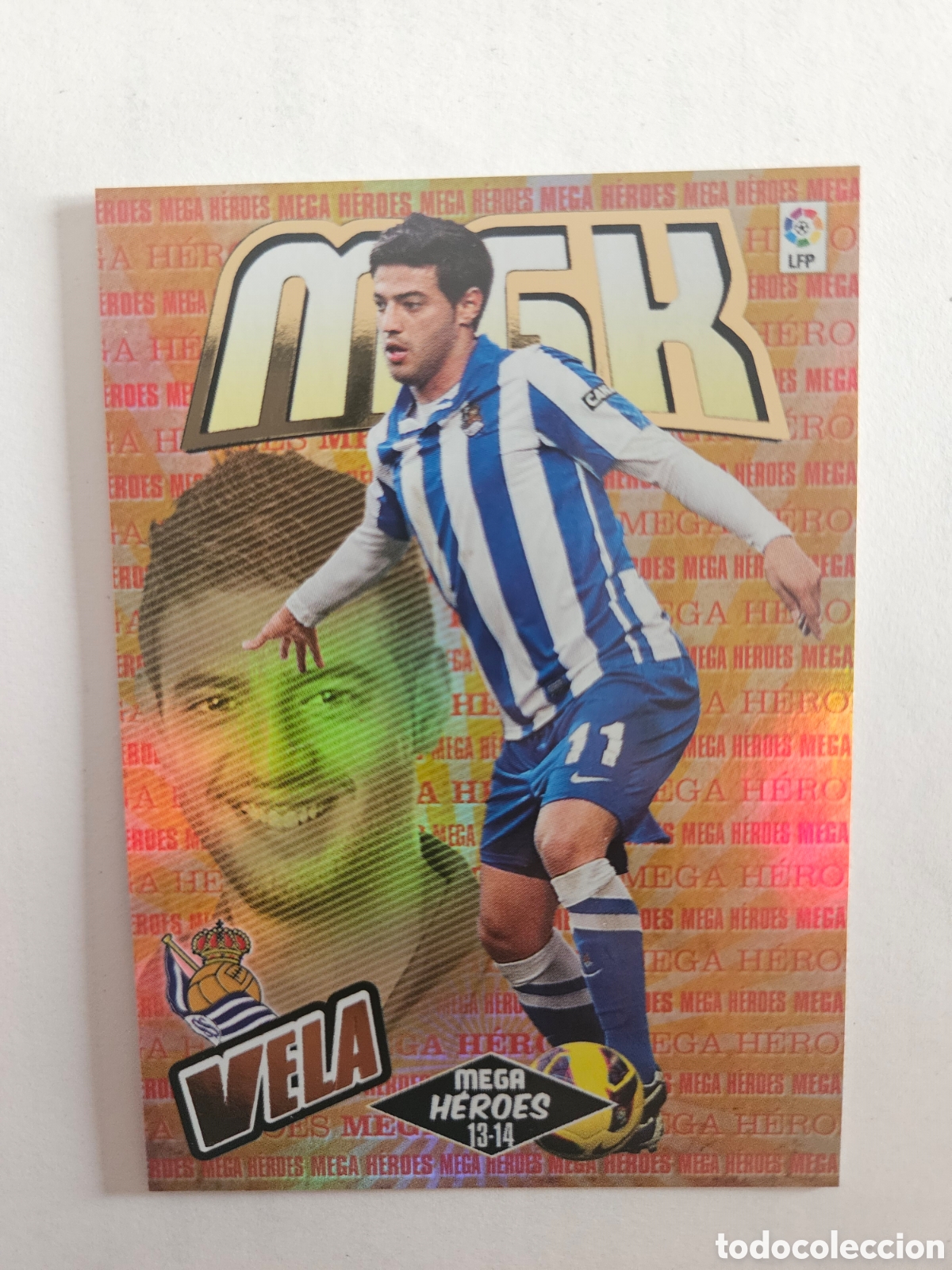 Cromos de Futebol: Megacracks 2013 2014 13 14 panini Vela heroes n&ordm; 402 Real Sociedad