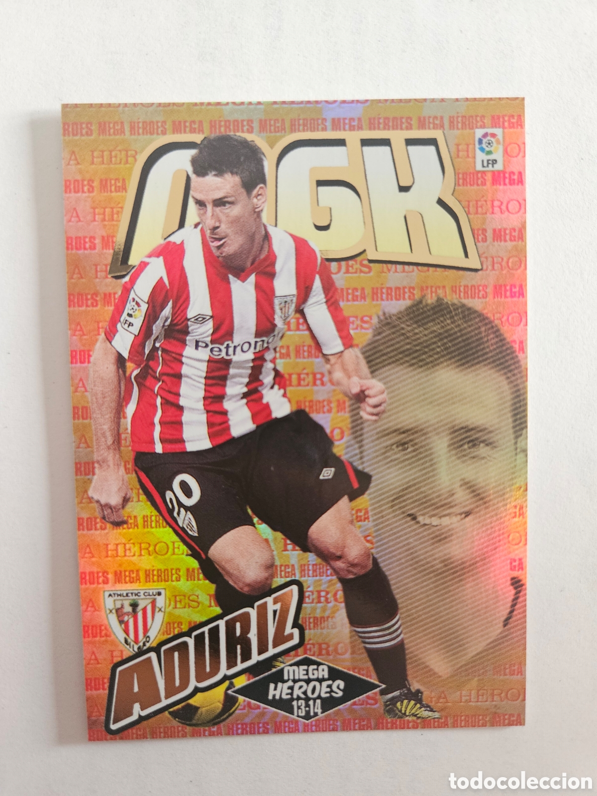 Cromos de F&uacute;tbol: ATHLETIC BILBAO ADURIZ N&ordm; 404 MEGA HEROES MEGACRACKS PANINI LIGA 2013 2014 13 14 MGK