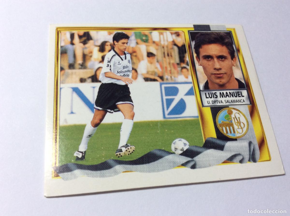 Cromos de F&uacute;tbol: Luis Manuel UD Salamanca Este 95 96 1995 1996