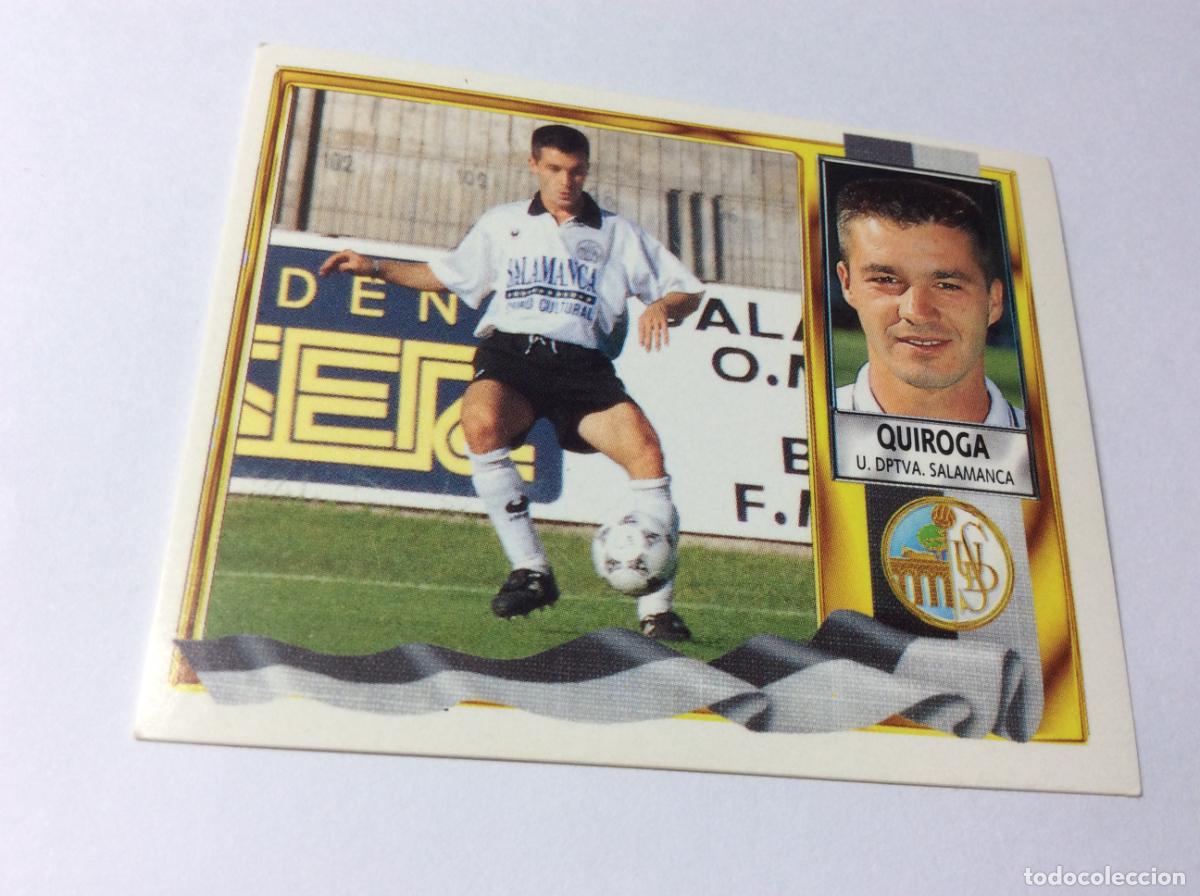 Cromos de F&uacute;tbol: Quiroga UD Salamanca Este 95 96 1995 1996