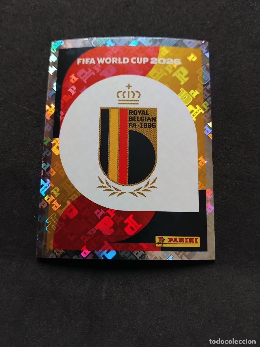 Cromos de F&uacute;tbol: ESCUDO DE B&Eacute;LGICA BEL 1 - PANINI FIFA WORLD CUP 2026 - MUNDIAL 2026 STICKER WORLD CUP 26