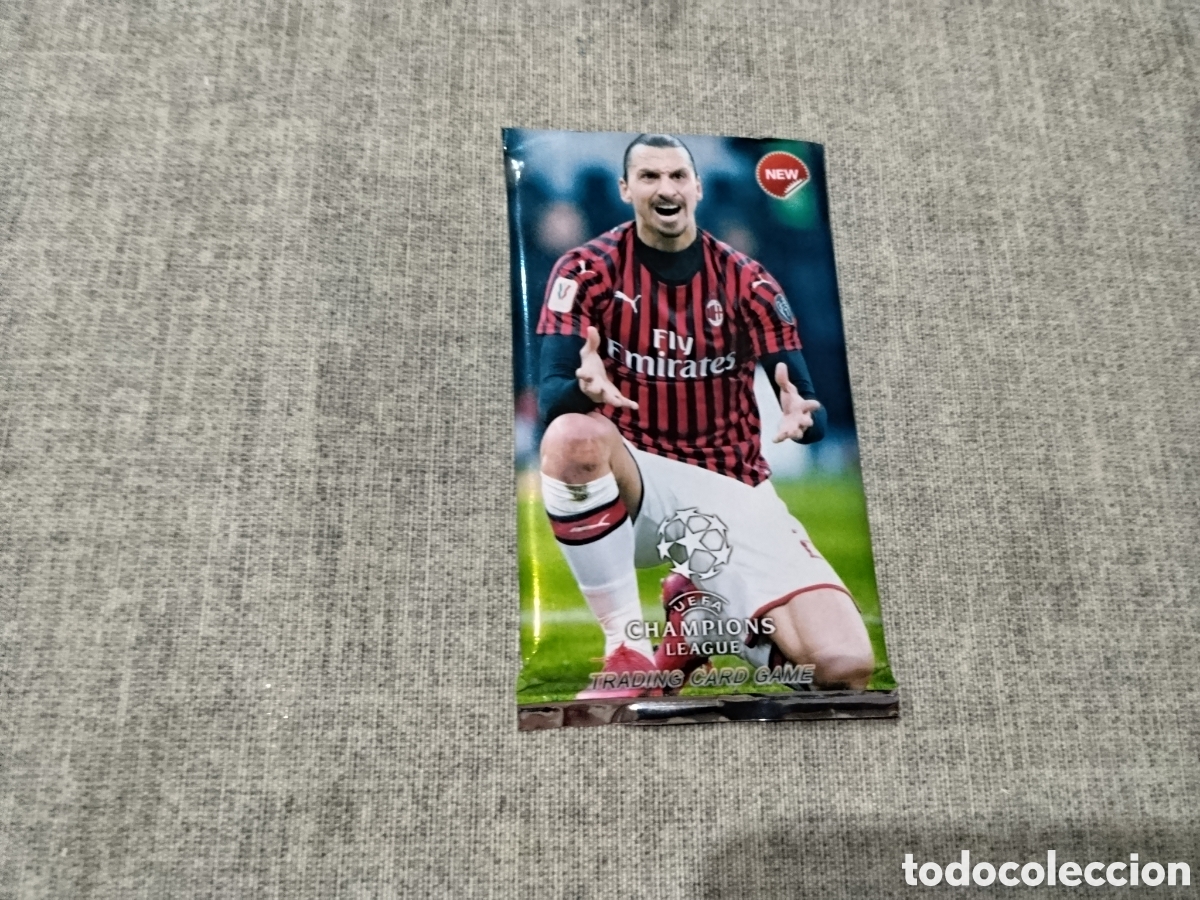 Fu&szlig;ball-Sticker: 8 CARDS- CHAMPIONS LEAGUE ( A&Ntilde;O 2021 ) CON BRAHIM DIAZ - MILAN INCLUYE SOBRE CON IBRAHIMOVIC