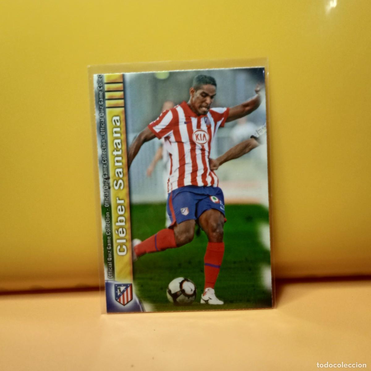 Fu&szlig;ball-Sticker: MUNDICROMO 2009 2010 09 10 ATL&Eacute;TICO DE MADRID CL&Eacute;BER SANTANA 98 (ALTA)