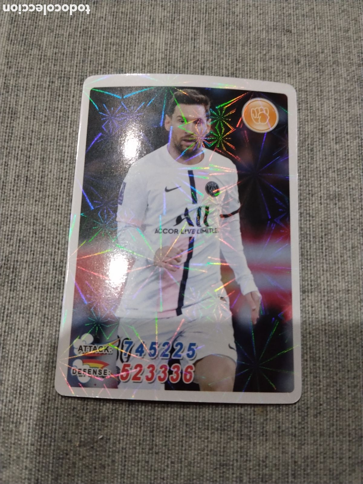 Fu&szlig;ball-Sticker: MESSI PARIS SANT GERMAIN CHAMPIONS LEAGUE ( A&Ntilde;O 2021 )