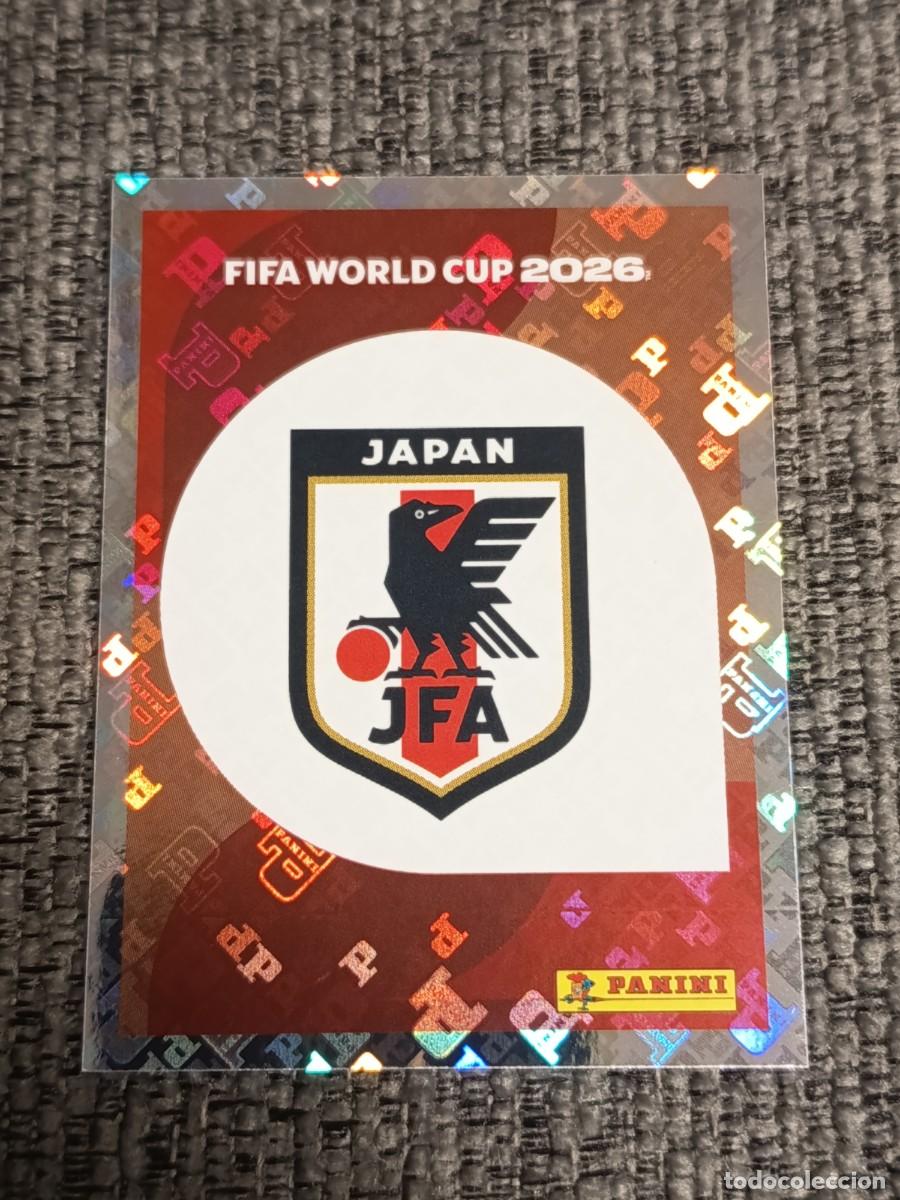 Football Stickers: ESCUDO JAPON JPN 1 STICKER MUNDIAL 2026 PANINI FIFA WORLD CUP NUEVO