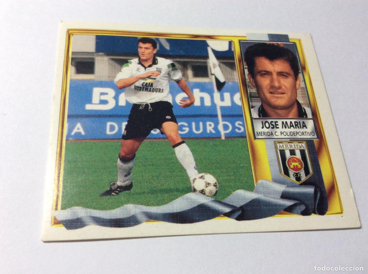 Cromos de F&uacute;tbol: Jos&eacute; Mar&iacute;a M&eacute;rida CD Este 95 96 1995 1996
