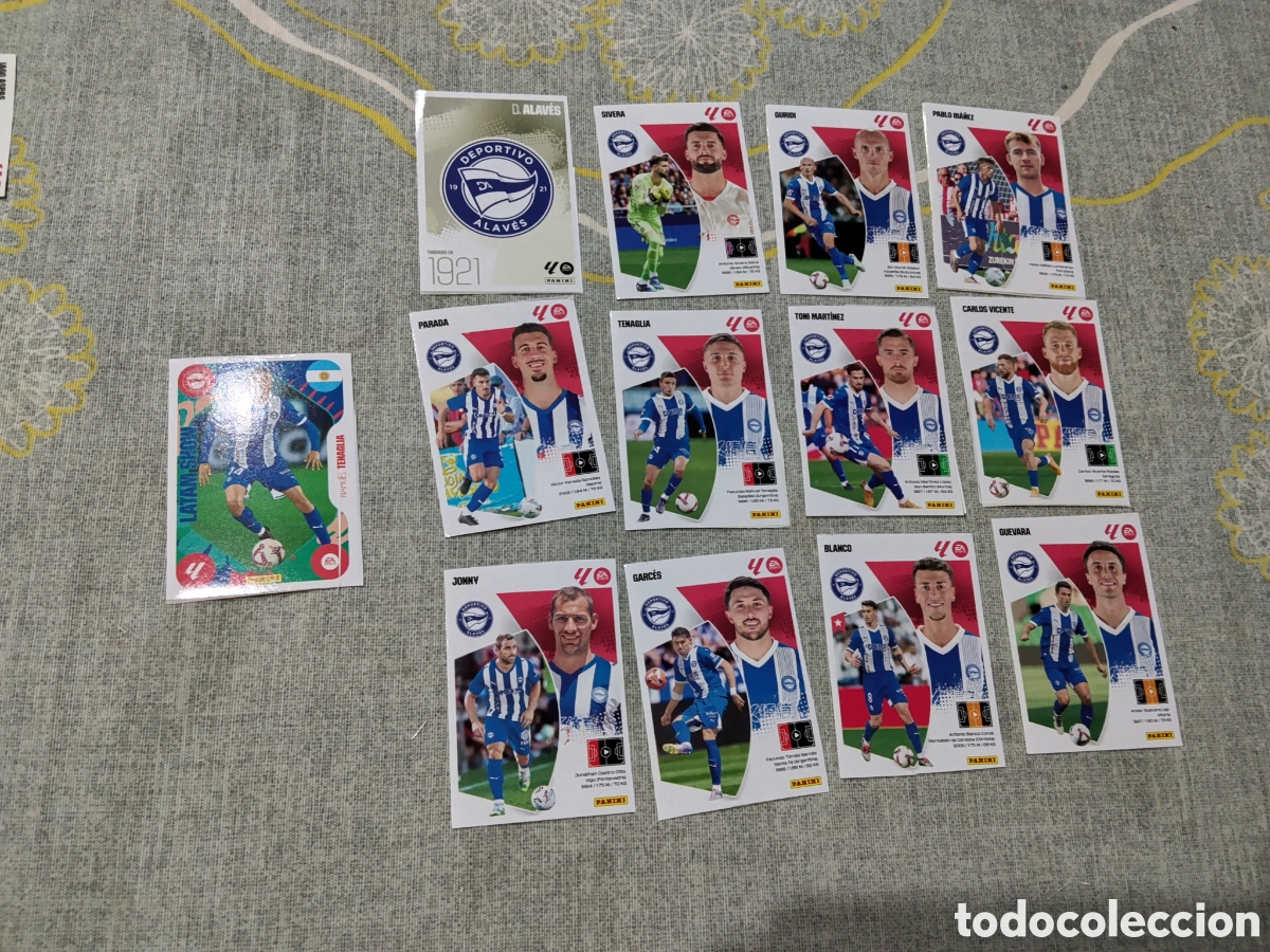 Cromos de F&uacute;tbol: LA LIGA STARS 2025-26 ( 13 CROMOS SIN PEGAR SD ALAV&Eacute;S ) PUBLICADO EN BRASIL ( LIGA ESPA&Ntilde;OLA )