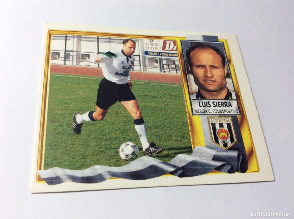 Cromos de F&uacute;tbol: Luis Sierra M&eacute;rida CD Este 95 96 1995 1996
