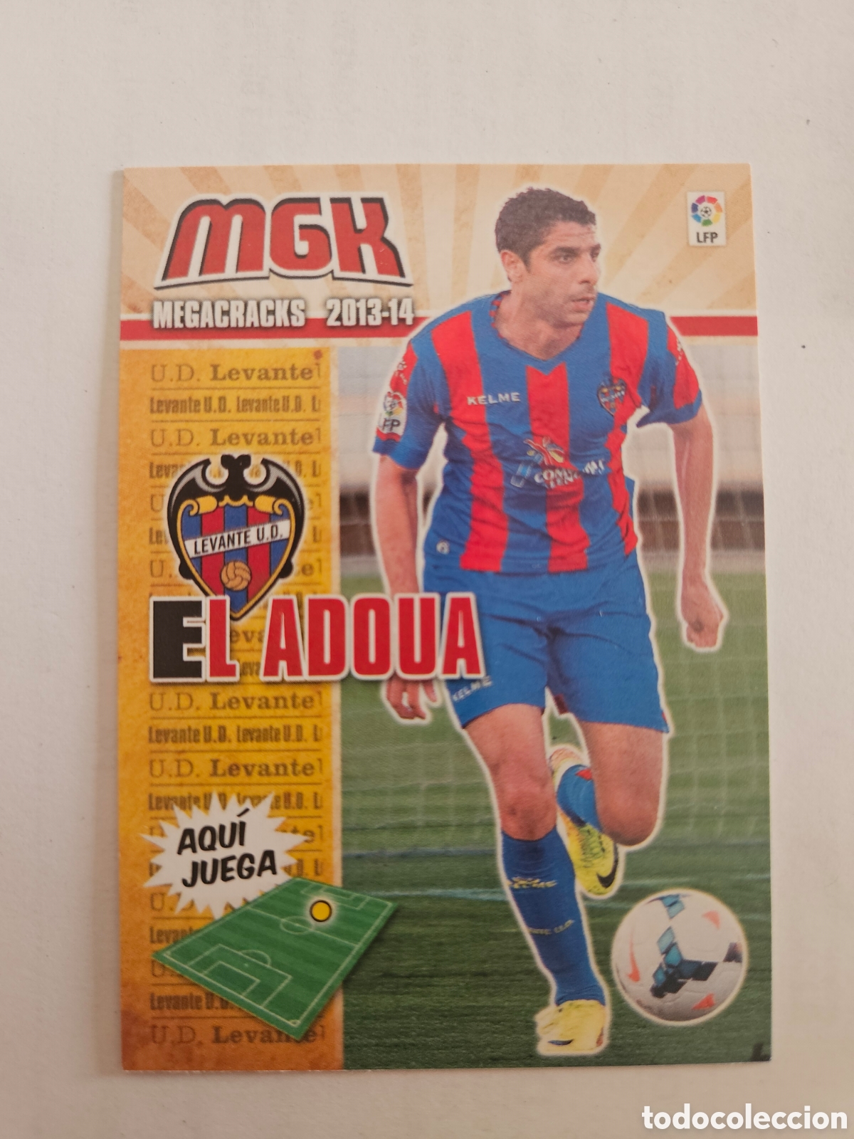 Cromos de F&uacute;tbol: EL ADOUA 463 NUEVO FICHAJE (LEVANTE) PANINI MEGACRACKS 2013-2014 13 14 CROMO CARTA