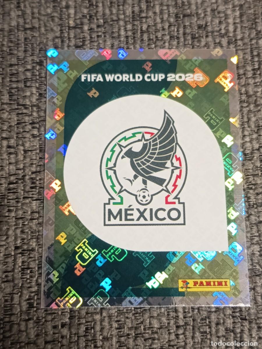 Cromos de F&uacute;tbol: ESCUDO MEXICO MEX 1 STICKER MUNDIAL 2026 PANINI FIFA WORLD CUP NUEVO