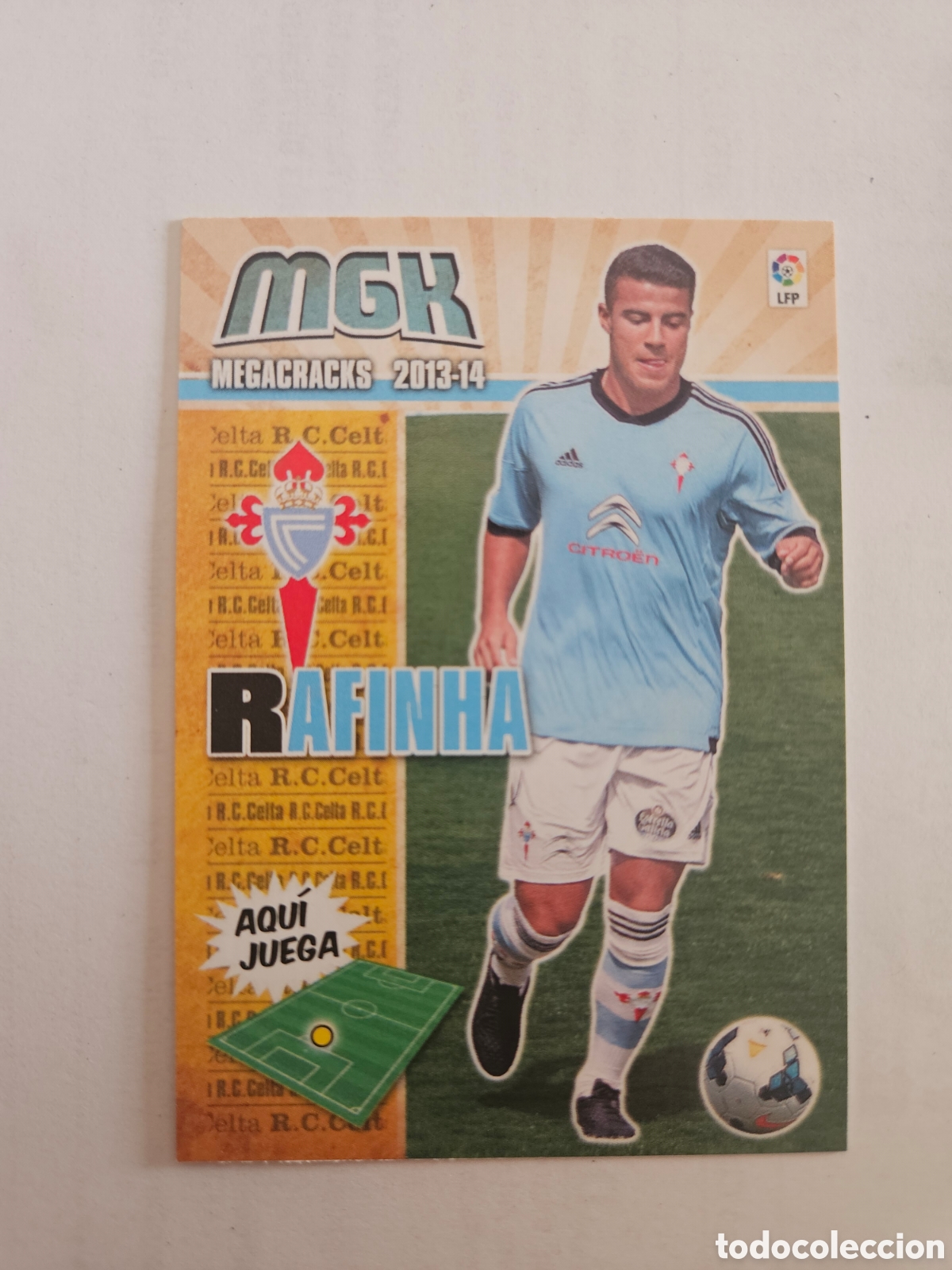 Cromos de F&uacute;tbol: RAFINHA NUEVO FICHAJE 465 (CELTA) PANINI MEGACRACKS 2013-2014 13 14 CROMO CARTA