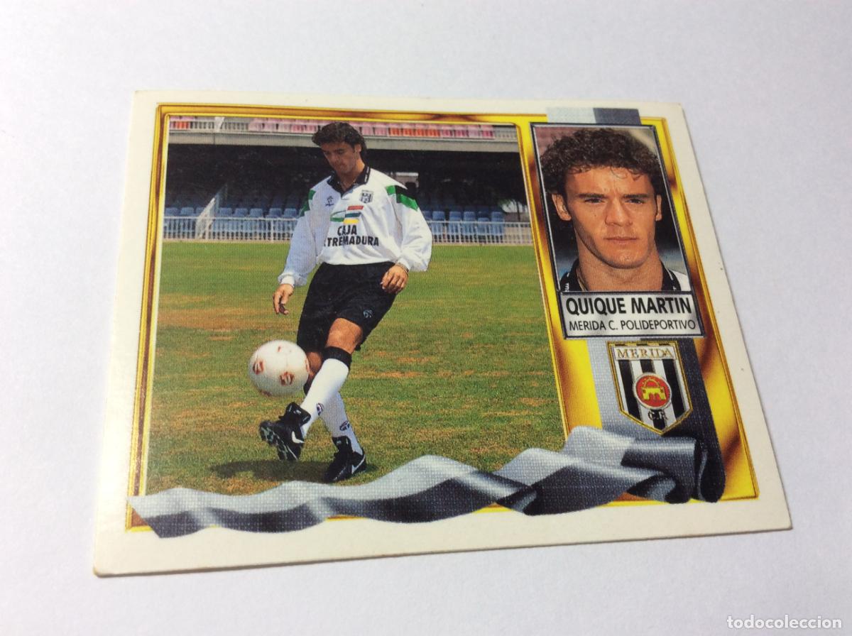 Cromos de F&uacute;tbol: Quique Martin M&eacute;rida CD Este 95 96 1995 1996