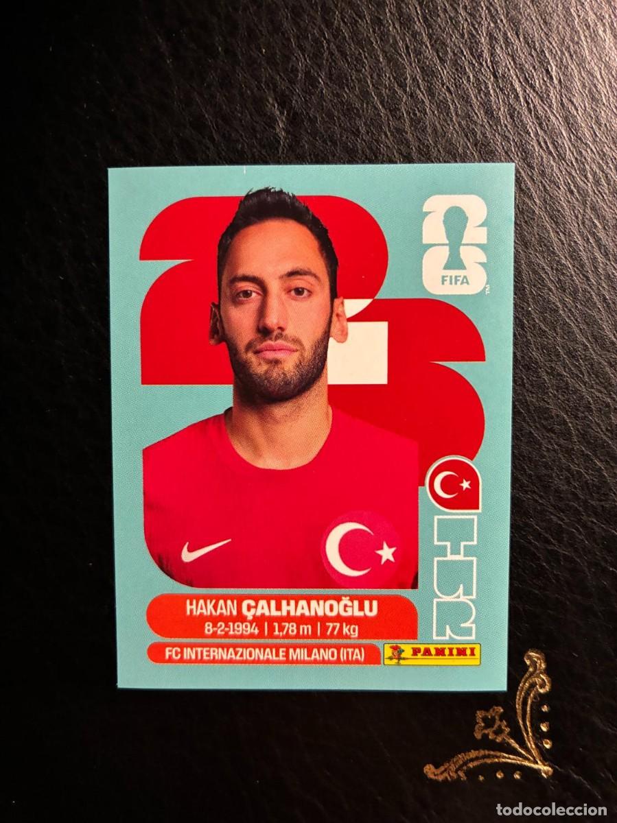 Figurine di Calcio: TUR 11 HAKAN CALHANOGLU TUR11 TURQUIA FIFA WORLD CUP MUNDIAL 2026 26 PANINI