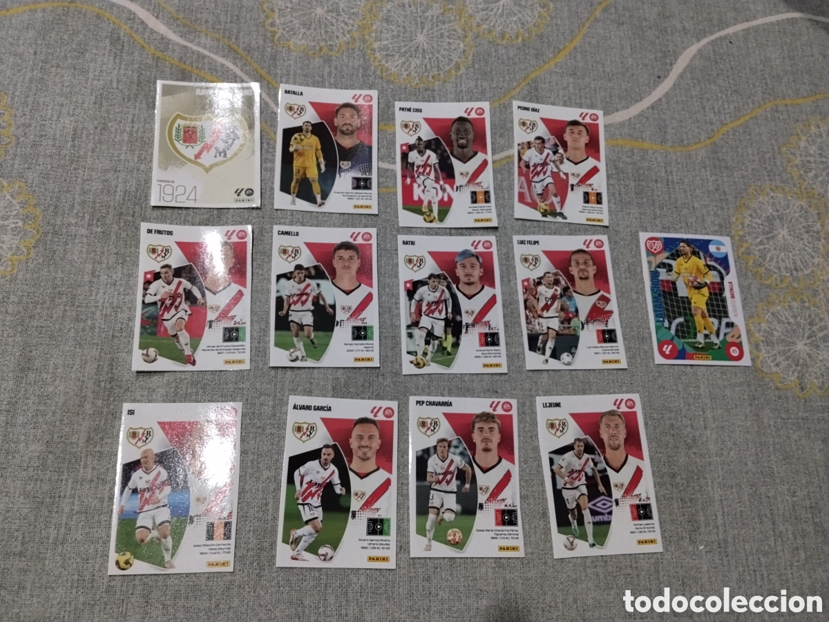 Figurine di Calcio: LA LIGA STARS 2025-26 ( 13 CROMOS SIN PEGAR RAYO VALLECANO ) PUBLICADO EN BRASIL ( LIGA ESPA&Ntilde;OLA )
