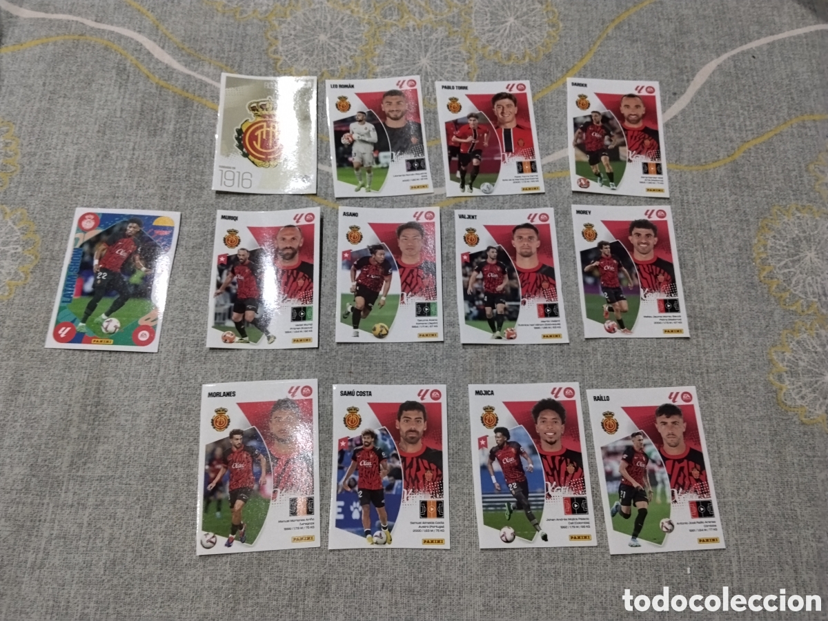 Cromos de F&uacute;tbol: LA LIGA STARS 2025-26 ( 13 CROMOS SIN PEGAR RCD MALLORCA ) PUBLICADO EN BRASIL ( LIGA ESPA&Ntilde;OLA )
