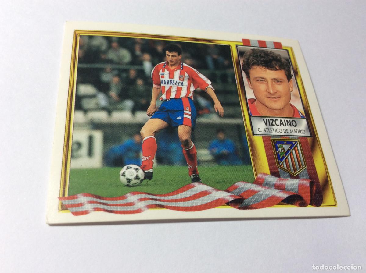 Cromos de F&uacute;tbol: Vizcaino Atl&eacute;tico Madrid Este 95 96 1995 1996
