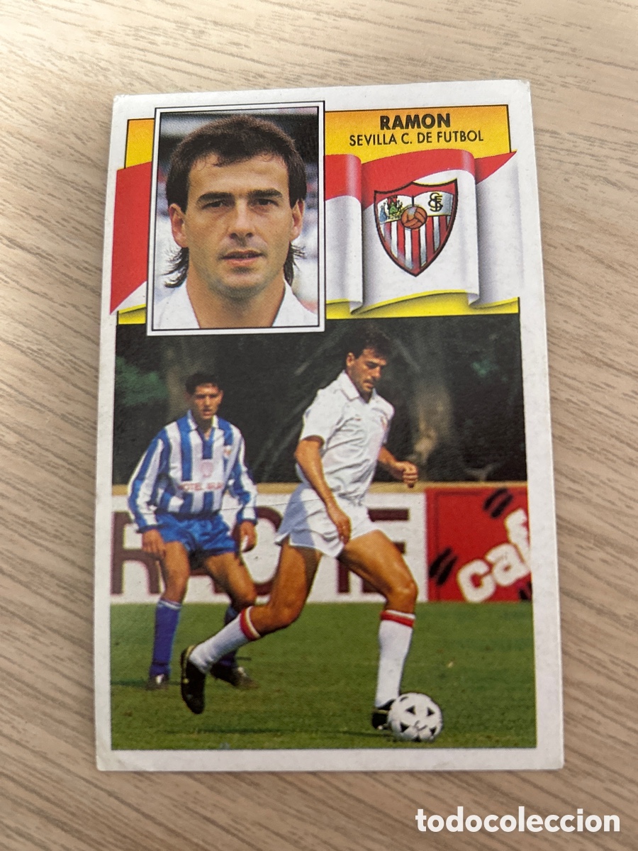 Cromos de F&uacute;tbol: RAMON SEVILLA C. F. LIGA ESTE 1990 1991 90 91 NUNCA PEGADO SIN PEGAR