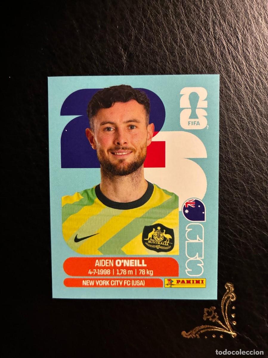 Cromos de F&uacute;tbol: AUS 14 AIDEN O'NEILL AUS14 AUSTRALIA FIFA WORLD CUP MUNDIAL 2026 26 PANINI