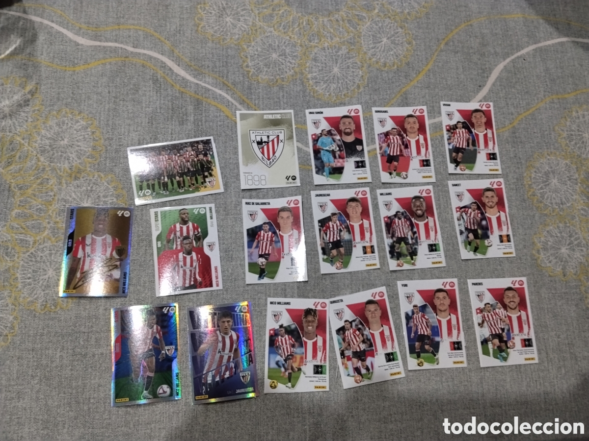 Cromos de F&uacute;tbol: LA LIGA STARS 2025-26 ( 17 CROMOS SIN PEGAR ATH. BILBAO ) PUBLICADO EN BRASIL ( LIGA ESPA&Ntilde;OLA )