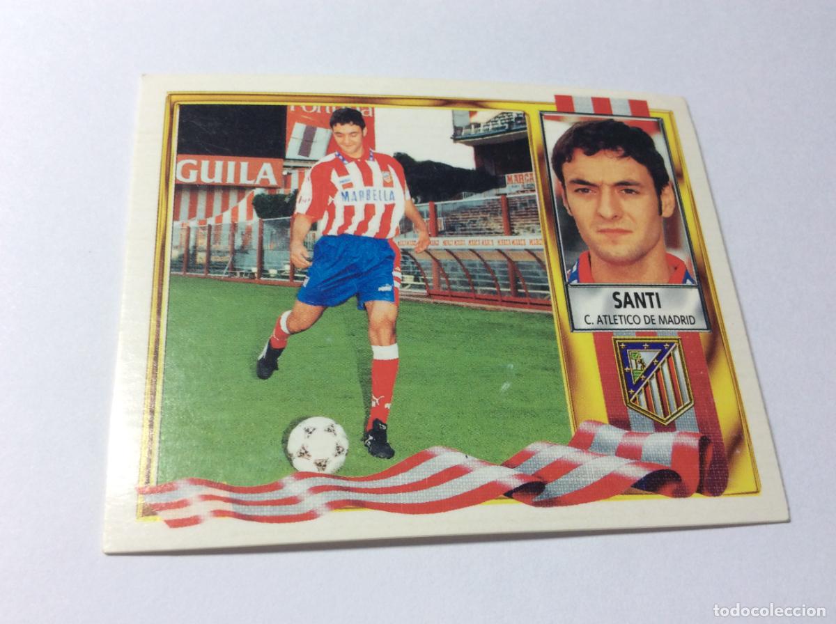 Cromos de F&uacute;tbol: Santi Atl&eacute;tico Madrid Este 95 96 1995 1996