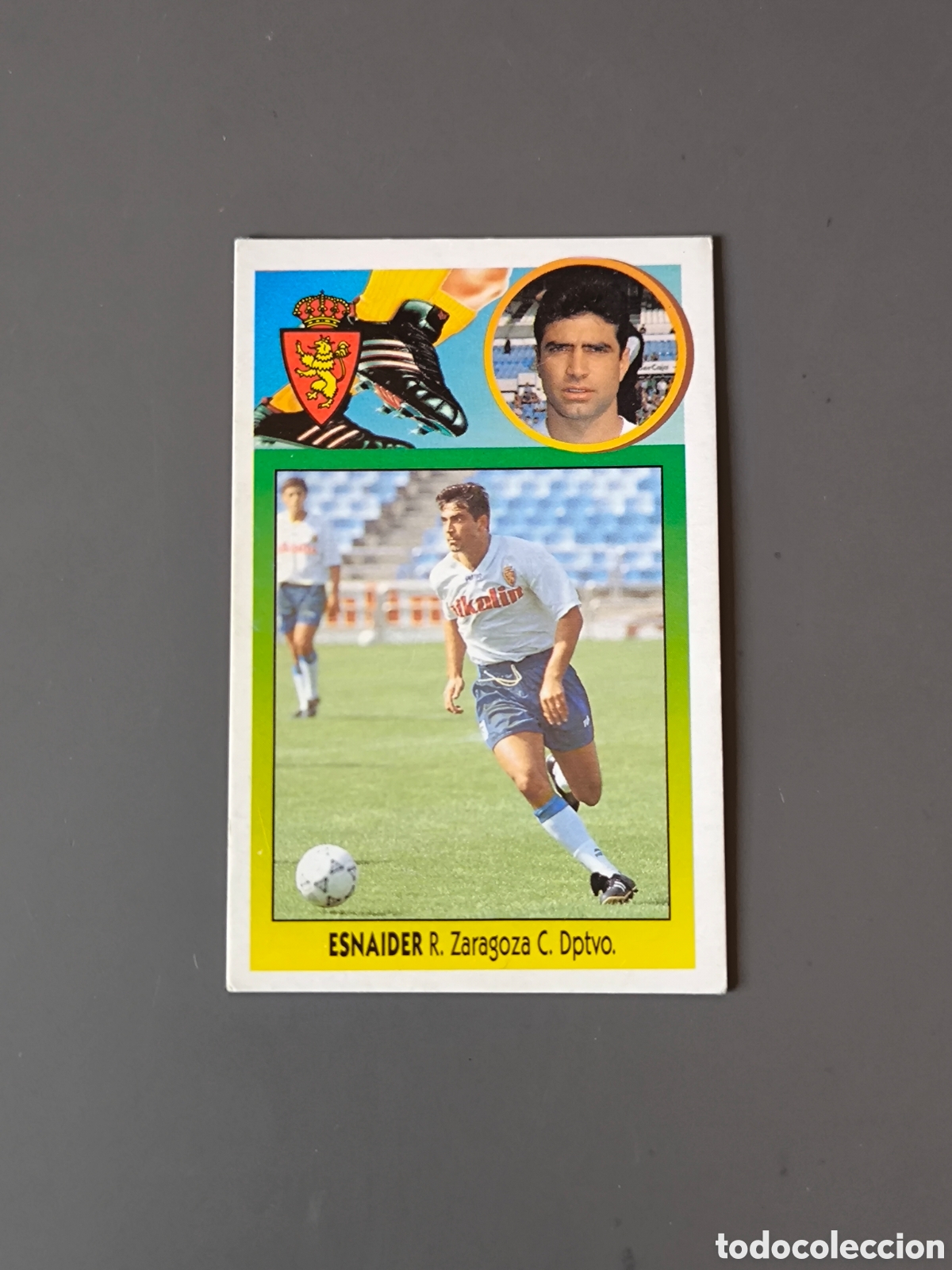 Cromos de F&uacute;tbol: ESNAIDER Coloca Real Zaragoza Liga Este 93 94