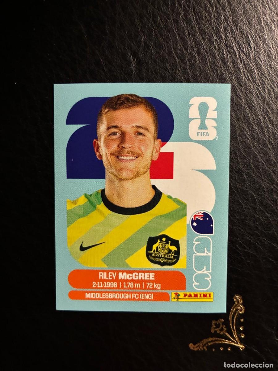 Cromos de F&uacute;tbol: AUS 12 RILEY McGREE AUS12 AUSTRALIA FIFA WORLD CUP MUNDIAL 2026 26 PANINI