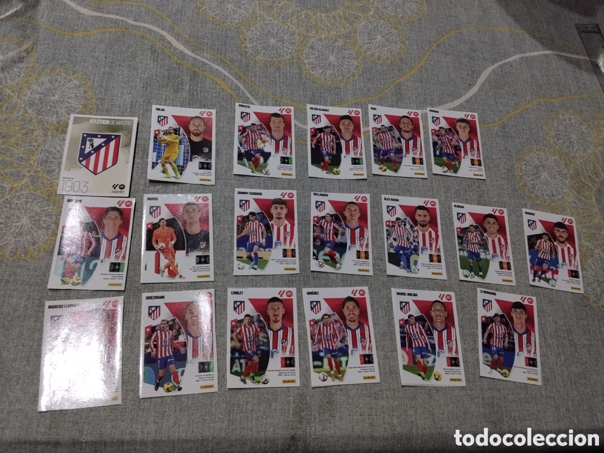 Cromos de F&uacute;tbol: LA LIGA STARS 2025-26 ( 41 CROMOS SIN PEGAR AT. MADRID ) PUBLICADO EN BRASIL ( LIGA ESPA&Ntilde;OLA )