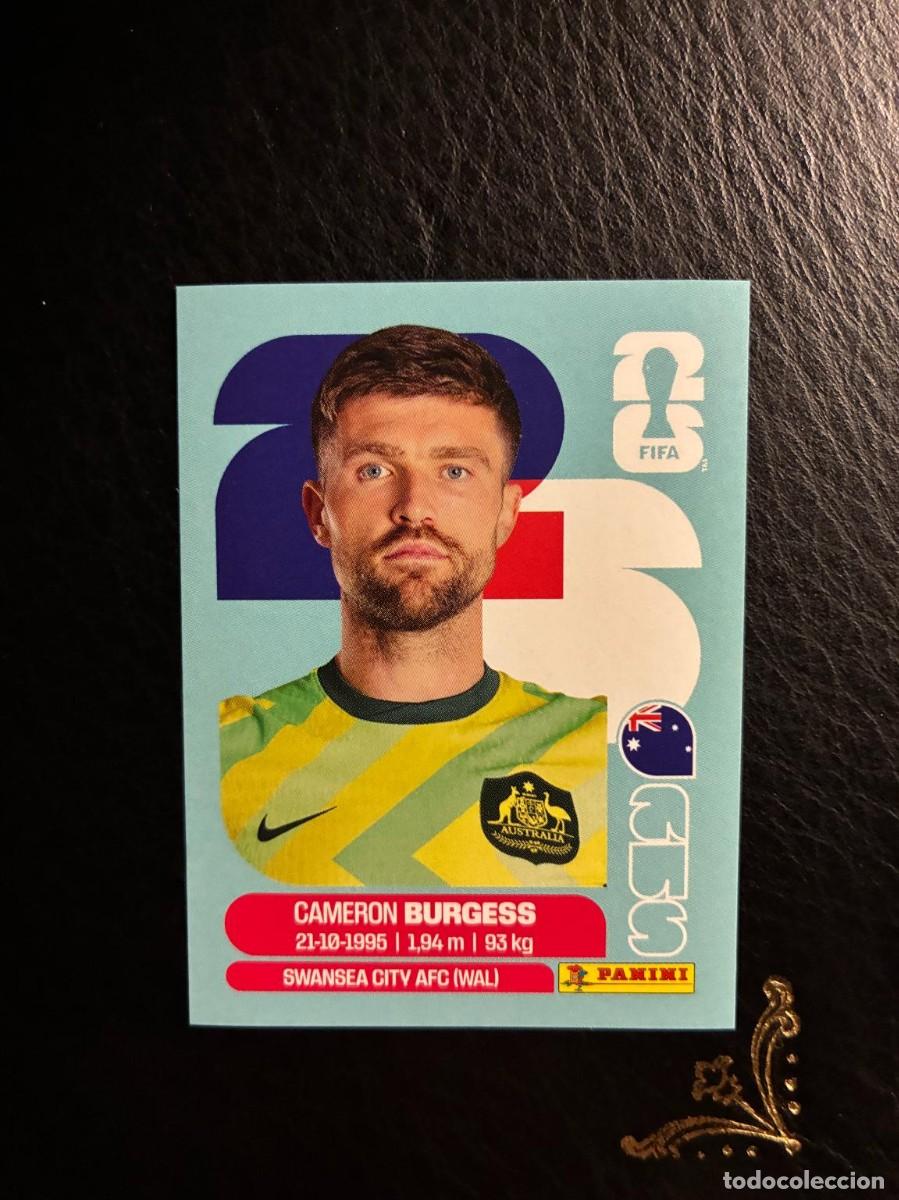 Fu&szlig;ball-Sticker: AUS 8 CAMERON BURGESS AUS8 AUSTRALIA FIFA WORLD CUP MUNDIAL 2026 26 PANINI