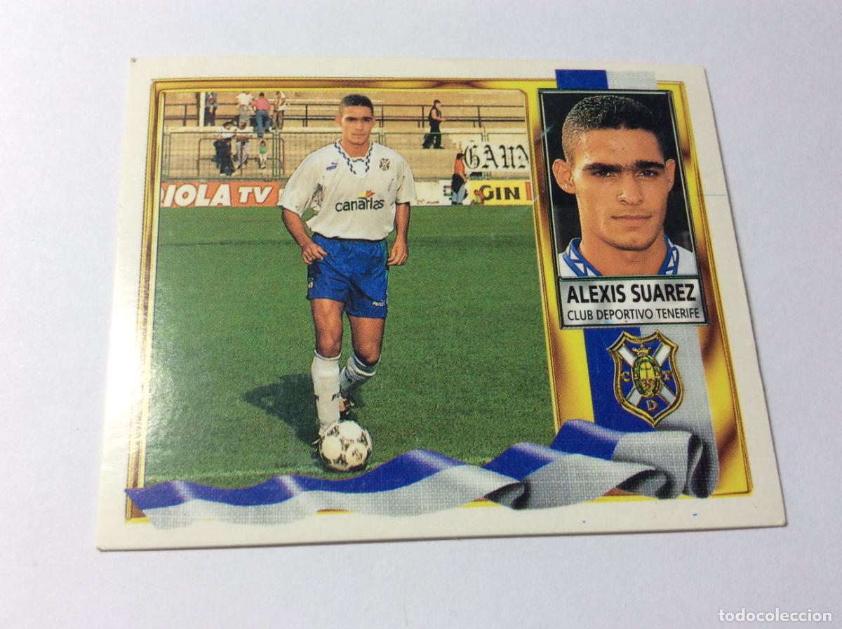 Cromos de F&uacute;tbol: Alexis Suarez CD Tenerife Este 95 96 1995 1996